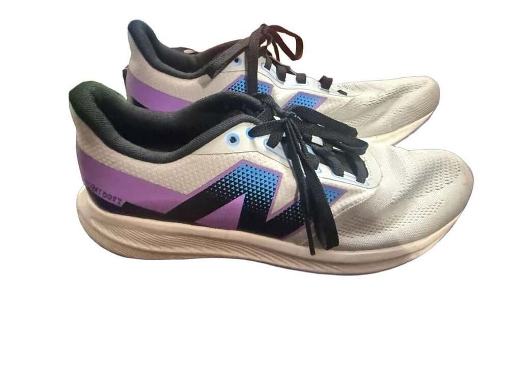 New Balance Nitrel V4 Womens Size 6 B Shoes Grey Black Blue Trail Sneakers